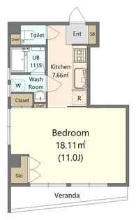 メゾン・クラージュ【4階】の間取り