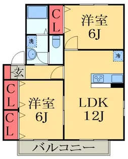 ドリームマウンテンC【1階】の間取り