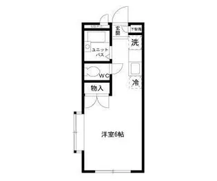 アベニューK【2階】の間取り