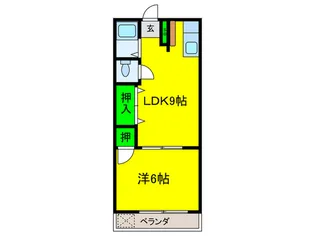 松旭マンション【3階】の間取り