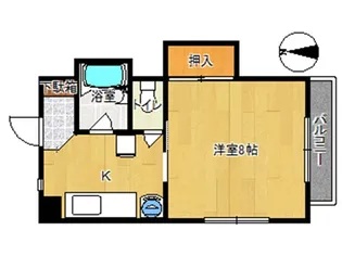 レジデンス信大東【3階】の間取り