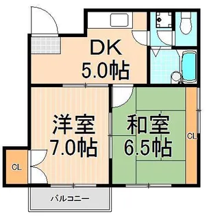 グランレッドI【2階】の間取り