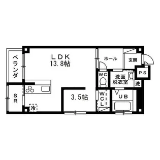 ウエストガーデン【1階】の間取り