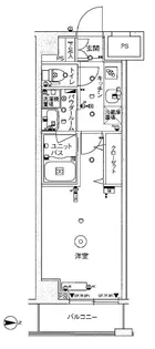 スカイコート木場ガーデン【6階】の間取り