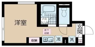 ラフィネ芦花公園B【1階】の間取り