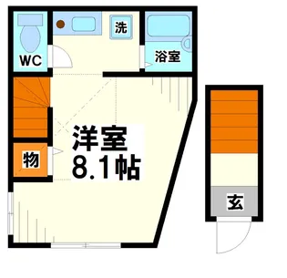 ケーハウス浅草【2階】の間取り