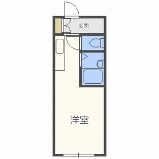 ヒルズ・ラメール【1階】の間取り
