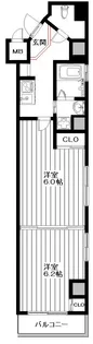 レーヴ西荻窪【5階】の間取り