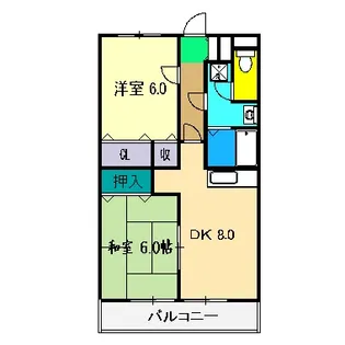 マリーハウス III【3階】の間取り