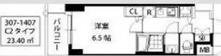 S-RESIDENCE江坂【11階】の間取り