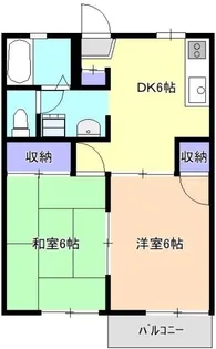 ベルローズ【2階】の間取り