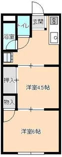 大和マンション【2階】の間取り
