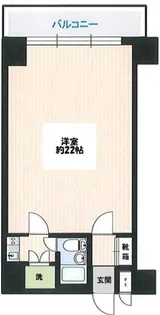 ビラカーサ五番町【5階】の間取り