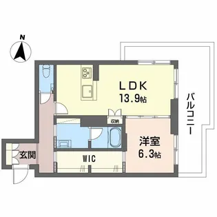 ザ・シグマ上杉【3階】の間取り