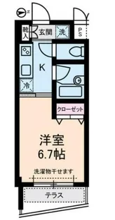 サンマンション【1階】の間取り