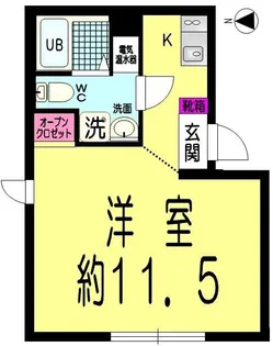 プラチナフォルム上野【1階】の間取り