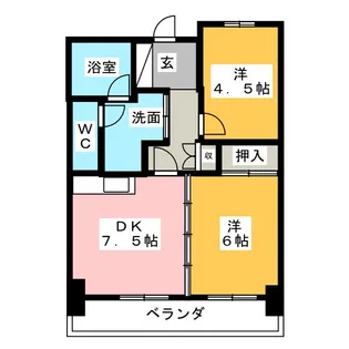 リアライズ栄【9階】の間取り