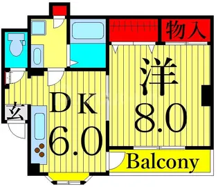 エスポワール堀切【3階】の間取り