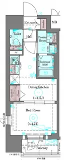 プラシード京都【2階】の間取り