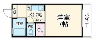 サンライズヒル【2階】の間取り