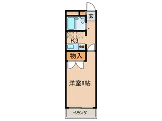 メゾンムジ-ク【2階】の間取り