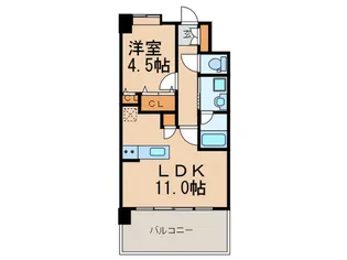 サンビーム博多駅南【9階】の間取り