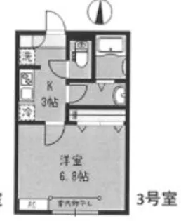 ツルテラス【3階】の間取り