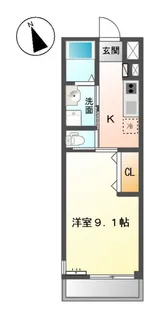 サントハイム【2階】の間取り
