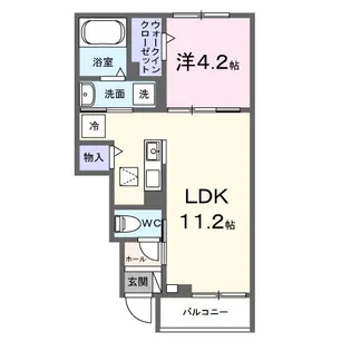 グレイス ヒルズ【1階】の間取り