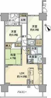 プライムステイツかしわ台【2階】の間取り