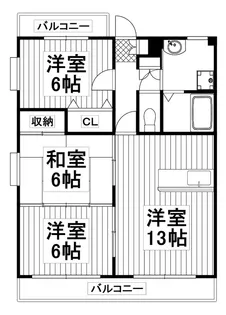 エクセレントビューII【2階】の間取り
