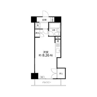 ペルソナージュ横浜【5階】の間取り