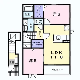 ベル・コリーヌSIII【2階】の間取り