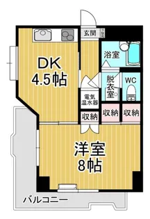 タワーレジデンシア鹿沼【5階】の間取り