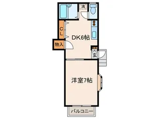 コンポステ-ラ経堂【1階】の間取り