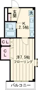 プラネックス上目黒【1階】の間取り