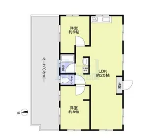 モデラート【3階】の間取り