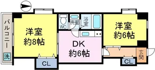 メゾン・ピュール【3階】の間取り
