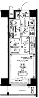 ディアレイシャス尾久駅前【9階】の間取り