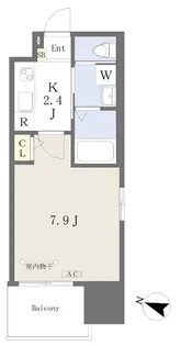 L’AZURE SENDAI【9階】の間取り