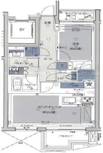 ロイヤルシーズン西麻布【4階】の間取り