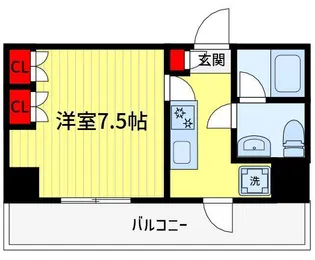 ミライズ五反野レジデンス【4階】の間取り