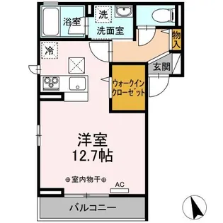 メルツ【1階】の間取り