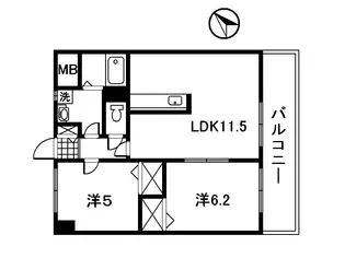 イオリドリーム【5階】の間取り