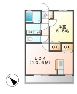 ハイツリープライツ F・G棟【1階】の間取り