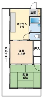 糸賀ビル【2階】の間取り