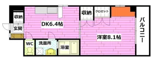 長束ビル【7階】の間取り
