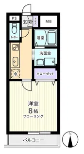 ベルコート【1階】の間取り