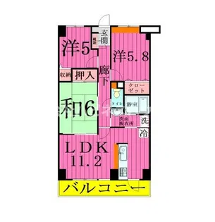INSURANCE(インシュランス)BLDG.(ビルディング)XVII(セ【2階】の間取り