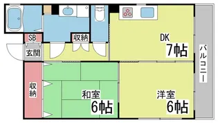 アトリエハウスマヤ【2階】の間取り
